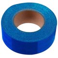 Abrams 2" in x 75' ft Diamond Trailer Truck Conspicuity DOT Class 2 Reflective Safety Tape - Blue DOTC2 2 x 75-B